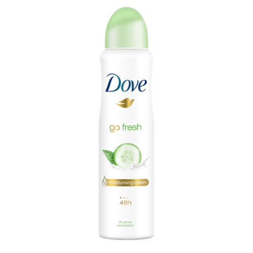 Dove Dove Deospray go fresh komkommer & groene thee 250 ml Dove Dove Deospray go fresh komkommer & groene thee 250 ml