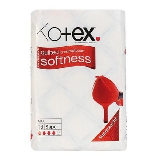 Kotex Kotex Maxi Super - 16 Stuks Kotex Kotex Maxi Super - 16 Stuks