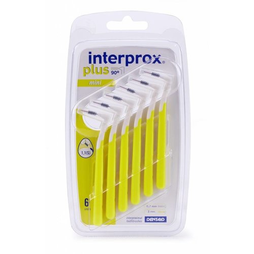 Interprox Interprox Plus 1350 Mini Geel - 6 Stuks Interprox Interprox Plus 1350 Mini Geel - 6 Stuks