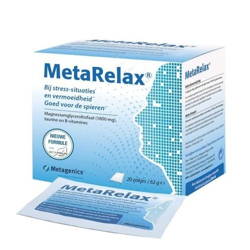 Metagenics Metagenics Metarelax - 20 Zakjes Metagenics Metagenics Metarelax - 20 Zakjes