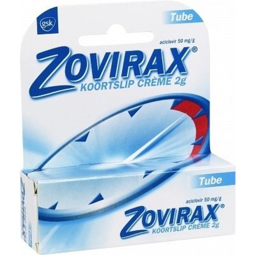 Zovirax Zovirax Creme Koortslip Tube - 2 Gram Zovirax Zovirax Creme Koortslip Tube - 2 Gram