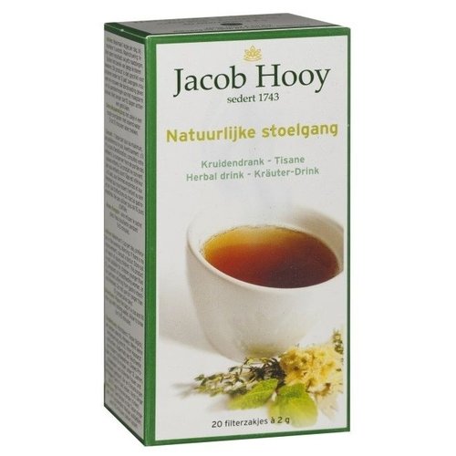 Jacob Hooy Jacob Hooy Thee Natuurlijke Stoelgang - 20 Zakjes Jacob Hooy Jacob Hooy Thee Natuurlijke Stoelgang - 20 Zakjes