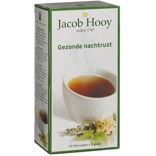 Jacob Hooy Jacob Hooy Thee Nachtrust Zakjes - 20 Zakjes Jacob Hooy Jacob Hooy Thee Nachtrust Zakjes - 20 Zakjes