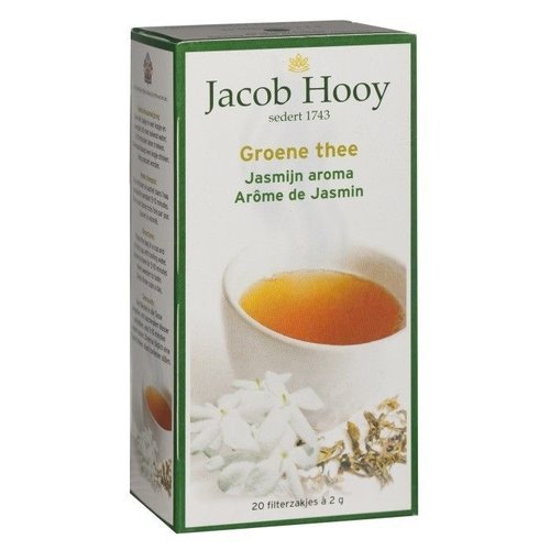 Jacob Hooy Jacob Hooy Groene Thee / Jasmijn - 20 Zakjes Jacob Hooy Jacob Hooy Groene Thee / Jasmijn - 20 Zakjes