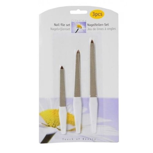 Lifetime Lifetime Nagelvijl 3 Delig - 1 Stuks Lifetime Lifetime Nagelvijl 3 Delig - 1 Stuks