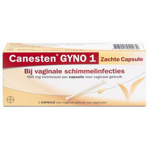 Canesten Canesten Gyno 1 Zachte Capsule - 1 Stuks Canesten Canesten Gyno 1 Zachte Capsule - 1 Stuks