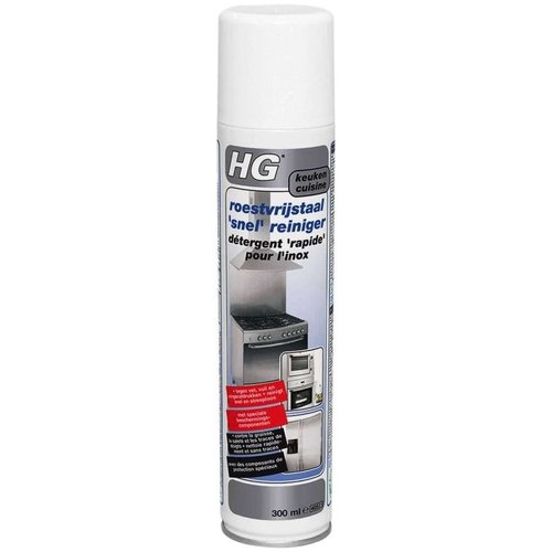 Hg Hg Rvs Snel Reiniger - 300 Ml Hg Hg Rvs Snel Reiniger - 300 Ml