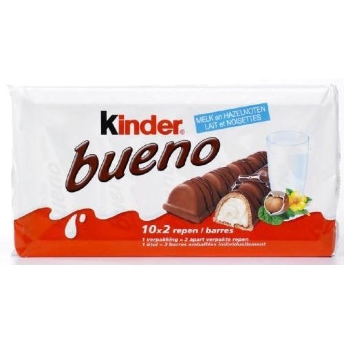 Kinder Bueno Kinder Bueno 10x2 - 390 Gram Kinder Bueno Kinder Bueno 10x2 - 390 Gram