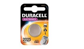 DURACELL Duracell 2025 3v - 1 Stuks DURACELL Duracell 2025 3v - 1 Stuks