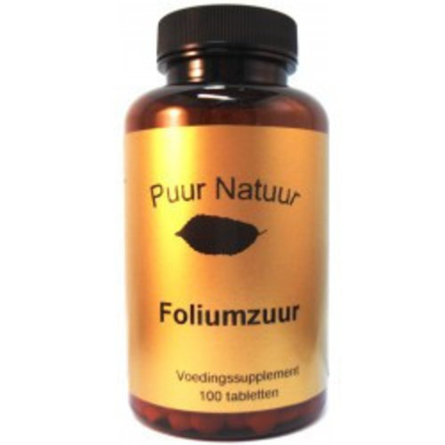 Puur Natuur Puur Natuur Foliumzuur - 100 Tabletten
