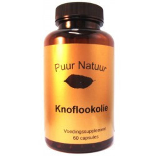 Puur Natuur Puur Natuur Knoflookolie - 60 Capsules Puur Natuur Puur Natuur Knoflookolie - 60 Capsules