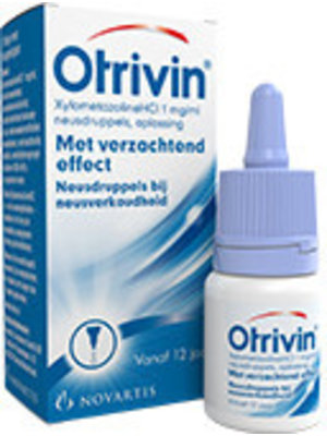 Otrivin Otrivin Druppels 0.1% Volwassen 10 Ml