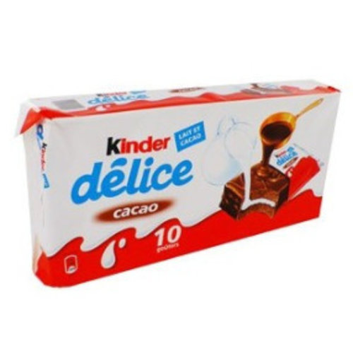 Kinder Bueno Kinder Delice Cacao 10 Stuks - 420 Gram Kinder Bueno Kinder Delice Cacao 10 Stuks - 420 Gram
