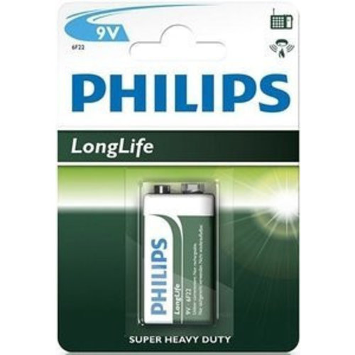 Philips Philips 9 V Longlive - 1 Stuks Philips Philips 9 V Longlive - 1 Stuks