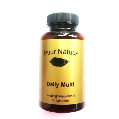 Puur Natuur Puur Natuur Daily Multi - 50 Tabletten Puur Natuur Puur Natuur Daily Multi - 50 Tabletten