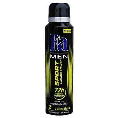 Fa Fa Men Deospray Sport Double Power - 150 Ml Fa Fa Men Deospray Sport Double Power - 150 Ml