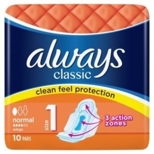 Always Always Maandverband Normaal Classic - 10 Stuks Always Always Maandverband Normaal Classic - 10 Stuks