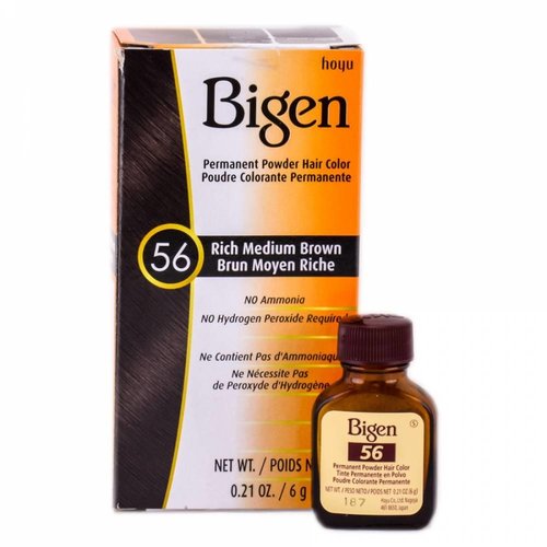 Bigen Bigen Permanent Powder Hair Color Medium Brown 56 Bigen Bigen Permanent Powder Hair Color Medium Brown 56