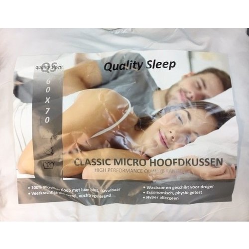 Homee Hoofdkussen Classic Micro 60x70 - 1 Stuks Homee Hoofdkussen Classic Micro 60x70 - 1 Stuks