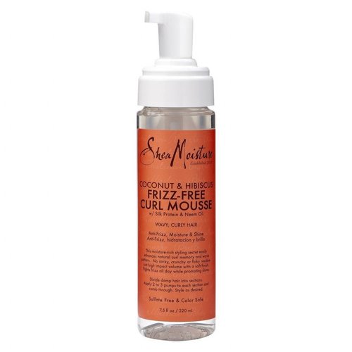 Shea Moisture Shea Moisture Coconut & Hibiscus Frizz-Free Curl Mousse 220 Ml Shea Moisture Shea Moisture Coconut & Hibiscus Frizz-Free Curl Mousse 220 Ml