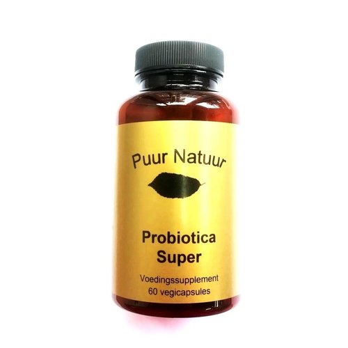 Puur Natuur Puur Natuur Probiotica Super - 60 Capsules Puur Natuur Puur Natuur Probiotica Super - 60 Capsules