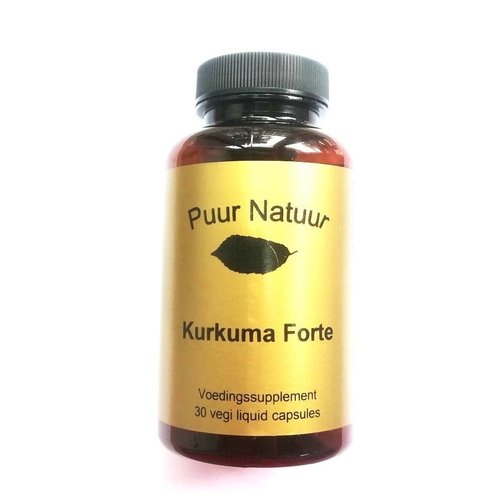 Puur Natuur Puur Natuur Kurkuma Forte - 30 Capsules Puur Natuur Puur Natuur Kurkuma Forte - 30 Capsules
