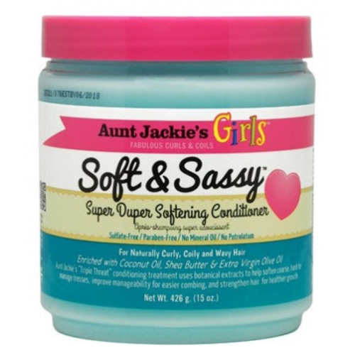 Aunt Jackie's Aunt Jackie's Girls Fabulous Curls & Coils Soft And Sassy Super Duper Softening Conditioner 480 Gram Aunt Jackie's Aunt Jackie's Girls Fabulous Curls & Coils Soft And Sassy Super Duper Softening Conditioner 480 Gram