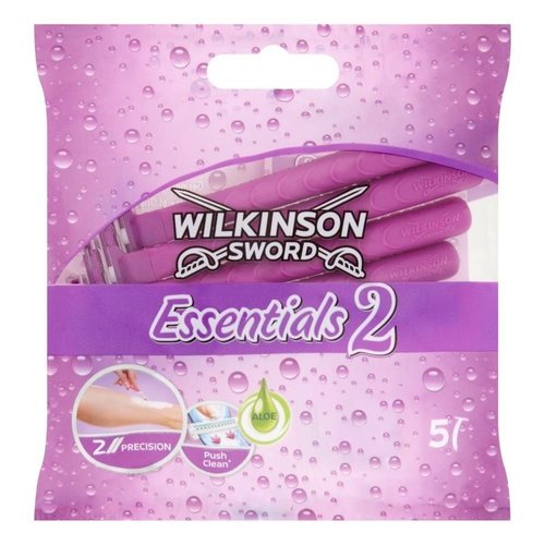 Wilkinson Wilkinson Essentials 2 Wegwerpmesjes Lady - 5 Stuks Wilkinson Wilkinson Essentials 2 Wegwerpmesjes Lady - 5 Stuks