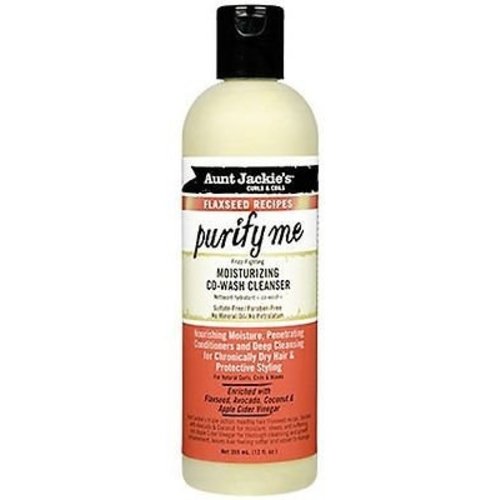Aunt Jackie's Aunt Jackie's Curls & Coils Flaxseed Recipes Purify Me Moisturizing Co-Wash Cleaner 355 ml Aunt Jackie's Aunt Jackie's Curls & Coils Flaxseed Recipes Purify Me Moisturizing Co-Wash Cleaner 355 ml