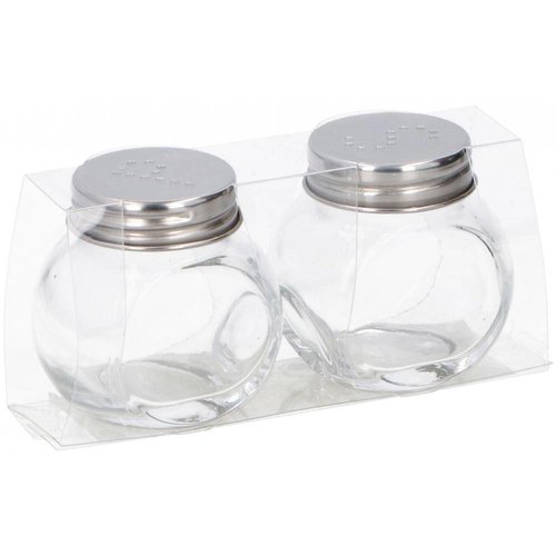 Zout Zout & Peper Set Glas - 1 Stuks Zout Zout & Peper Set Glas - 1 Stuks