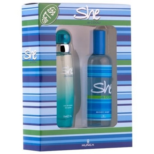 She She Is Cool Cadeauverpakking Edt Spray 50 Ml & Deo 150 Ml - 1 Stuks She She Is Cool Cadeauverpakking Edt Spray 50 Ml & Deo 150 Ml - 1 Stuks