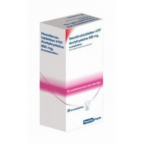 Healthy Healthy Hoestbruistabletten Acetylcysteine 600 Mg - 2x15 Bruistabletten Healthy Healthy Hoestbruistabletten Acetylcysteine 600 Mg - 2x15 Bruistabletten