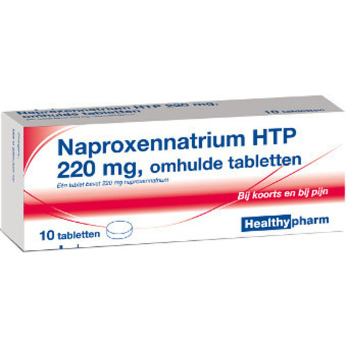 Healthypharm Healthypharm Naproxen 220 Mg - 10 Tabletten Healthypharm Healthypharm Naproxen 220 Mg - 10 Tabletten