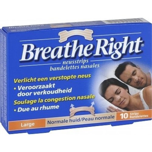 Breathe Breathe Right Tanned Large - 10 Stuks Breathe Breathe Right Tanned Large - 10 Stuks