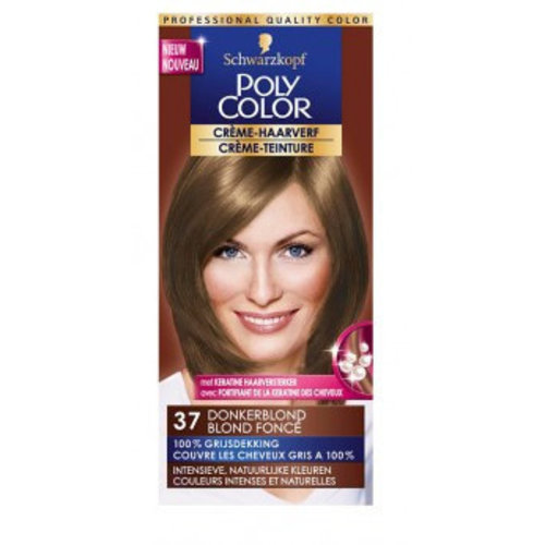 Poly Color Poly Color Creme 37 Donkerblond - 1 Stuks Poly Color Poly Color Creme 37 Donkerblond - 1 Stuks