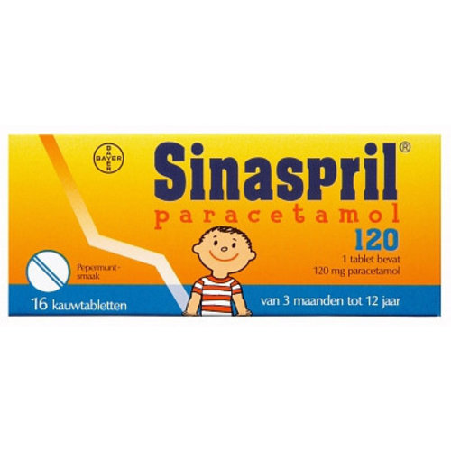 Sinaspril Sinaspril Paracetamol 120 Mg 16 Tabletten Sinaspril Sinaspril Paracetamol 120 Mg 16 Tabletten