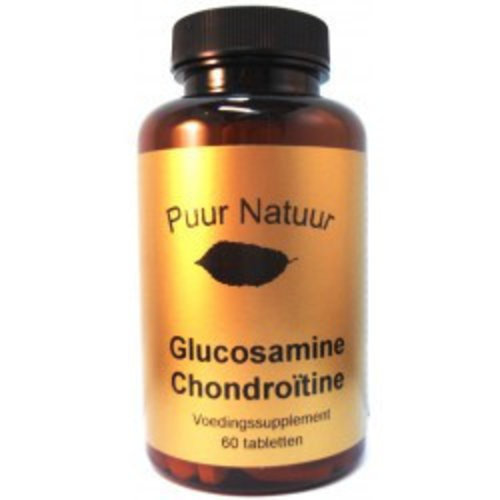 Puur Natuur Puur Natuur Glucosamine & Chondroitine - 60 Tabletten Puur Natuur Puur Natuur Glucosamine & Chondroitine - 60 Tabletten