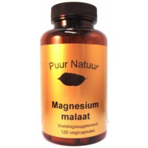 Puur Natuur Puur Natuur Magnesium Malaat -120 Capsules Puur Natuur Puur Natuur Magnesium Malaat -120 Capsules