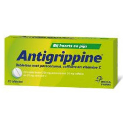 Antigrippine Antigrippine Tabletten - 20 Stuks Antigrippine Antigrippine Tabletten - 20 Stuks
