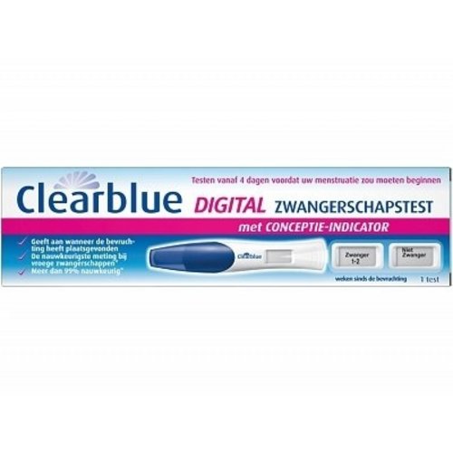 Clearblue Clearblue Conception Indicator - 1 Stuks Clearblue Clearblue Conception Indicator - 1 Stuks