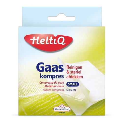 Heltiq Heltiq Gaaskompres Steriel 5x5 Cm - 16 Stuks Heltiq Heltiq Gaaskompres Steriel 5x5 Cm - 16 Stuks