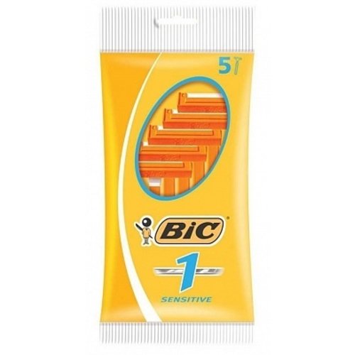 Bic Bic 1 Wegwerpmesjes Classic Sensitive - 5 Stuks Bic Bic 1 Wegwerpmesjes Classic Sensitive - 5 Stuks