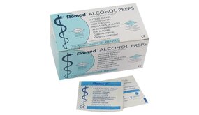 Romed Romed Alcohol Doekjes - 100 Stuks Romed Romed Alcohol Doekjes - 100 Stuks