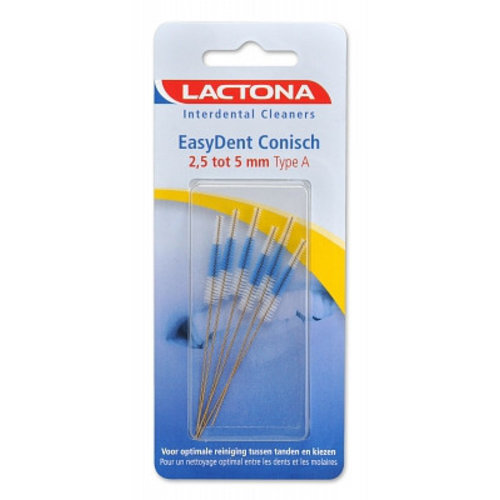 Poging Zwerver plakboek Lactona Lactona Easydent Type A 2,5 - 5 Mm - 8 Stuks - Superdrogist.com