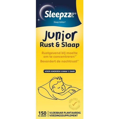 Sleepzz Sleepzz Junior Rust & Slaap - Slaapsiroop 150ml Sleepzz Sleepzz Junior Rust & Slaap - Slaapsiroop 150ml