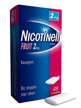 Nicotinell Nicotinell Kauwgom 2mg Fruit - 48 Stuks