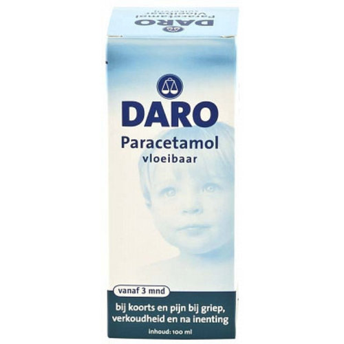 Darokind Darokind Paracetamol Vloeibaar - 100 Ml Darokind Darokind Paracetamol Vloeibaar - 100 Ml