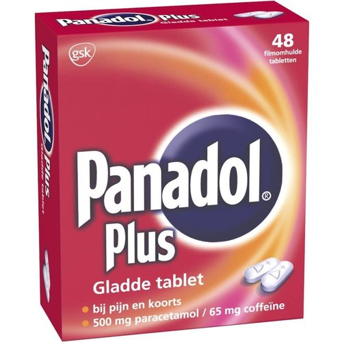 Panadol Panadol Plus Glad - 48 Tabletten Panadol Panadol Plus Glad - 48 Tabletten