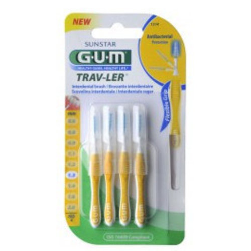 Gum Gum Ragers Trav-Ler Geel 1.3mm 1514 Gum Gum Ragers Trav-Ler Geel 1.3mm 1514