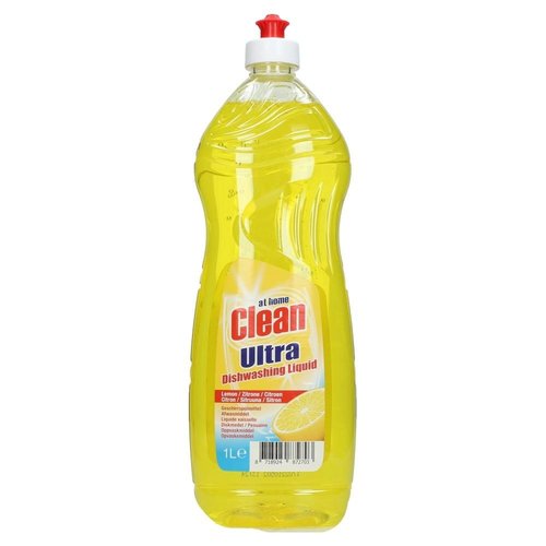 At Home At Home Clean Afwasmiddel Citroen - 1 Liter At Home At Home Clean Afwasmiddel Citroen - 1 Liter